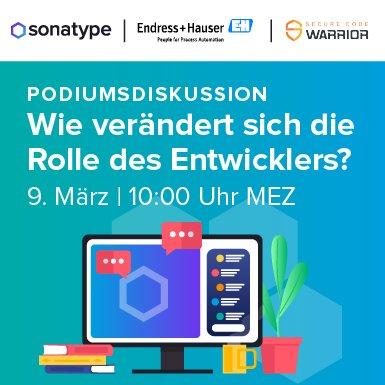 Podiumsdiskussion – Wie verändert sich die Rolle des Entwicklers? (Webinar | Online)