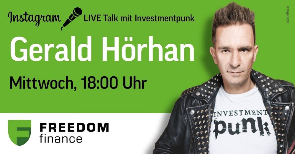 Instagram LIVE Talk mit Investmentpunk Gerald Hörhan und Andrey Wolfsbein (Sonstige Veranstaltung | Online)