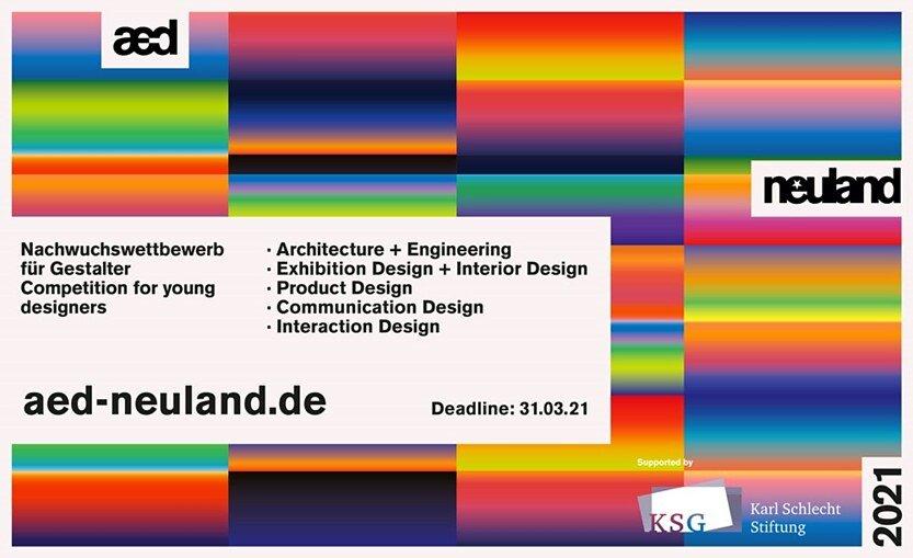 Last call for entries! Endspurt bei aed „neuland“ 2021 (Sonstige Veranstaltung | Online)