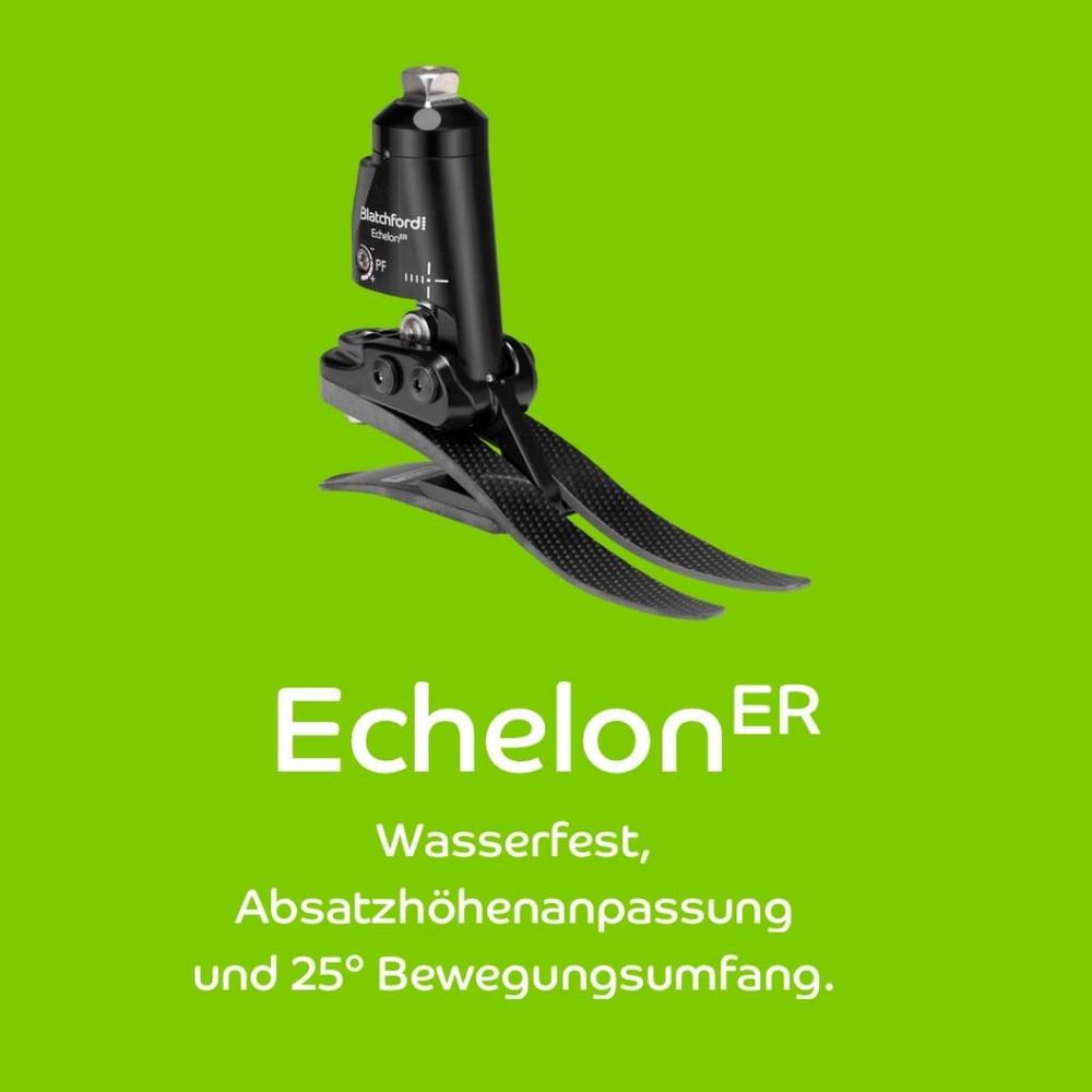 Der neue Knöchelgelenksfuß EchelonER: Wasserfest, Absatzhöhenanpassung und 25° Bewegungsumfang (Webinar | Online)