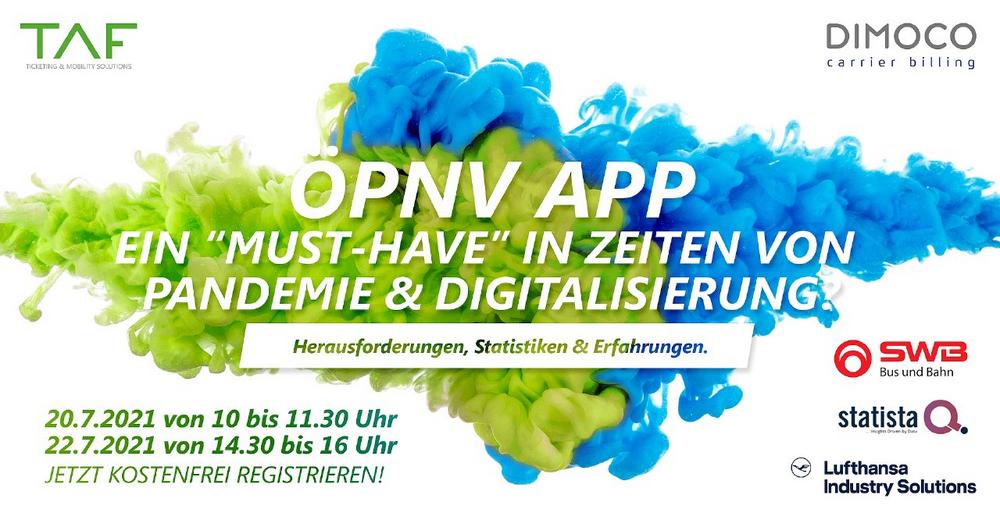 ÖPNV Webinar „ÖPNV Apps & Big Data“ (Webinar | Online)