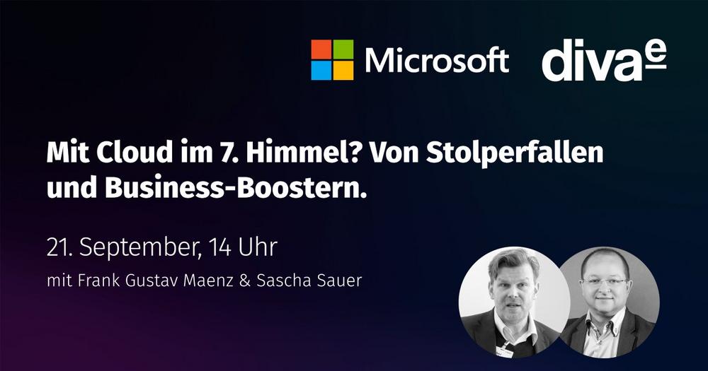 Mit Cloud im 7. Himmel? Von Stolperfallen und Business-Boostern (Webinar | Online)