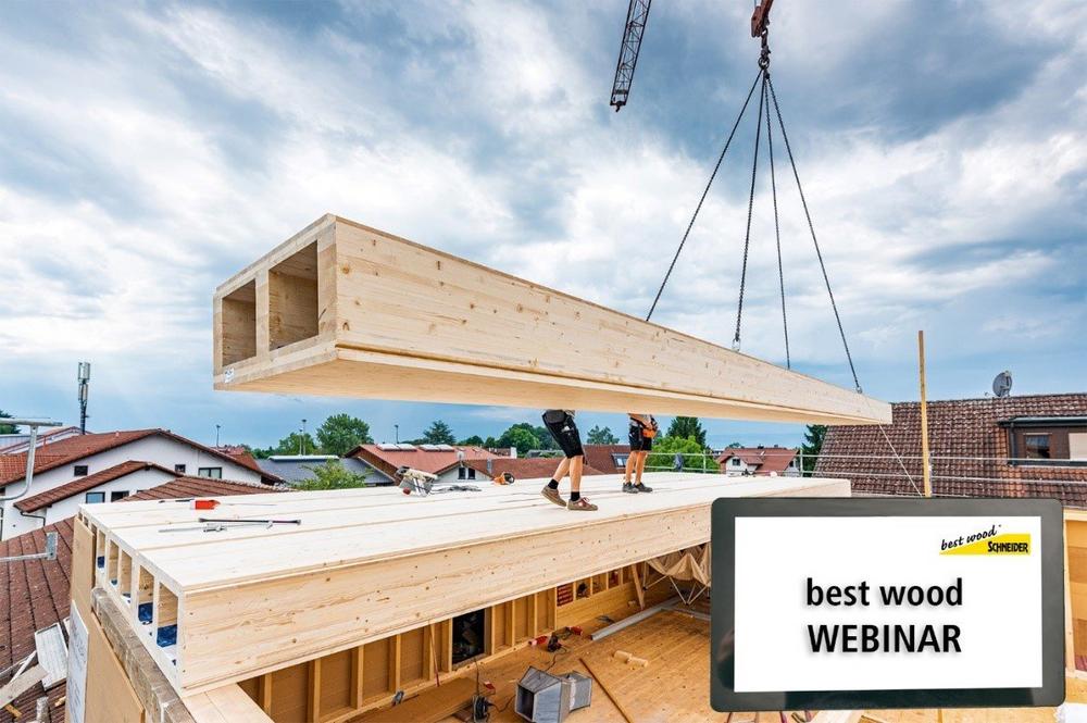 best wood WEBINAR: CLT BOX – Decke: Die Lösung für den mehrgeschossigen Holzbau (Webinar | Online)