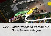 SAA: Verantwortliche Person nach DIN 14675 für Sprachalarmanlagen (TÜV) (Schulung | Berlin)