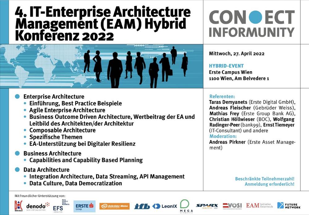 4. IT-Enterprise Architecture Tagung (Konferenz | Online)