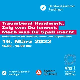 Web-Seminar „Traumberuf Handwerk“ (Webinar | Online)