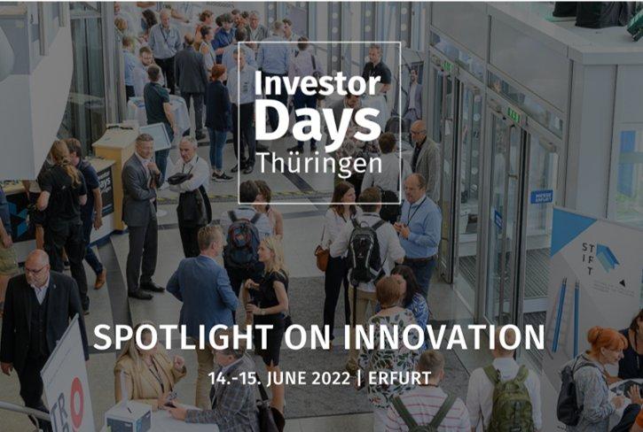 Investor Days Thüringen – Spotlight on Innovation (Networking | Erfurt)