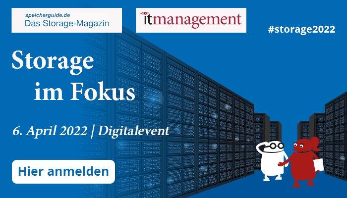 Storage im Fokus – Digitalevent (Webinar | Online)