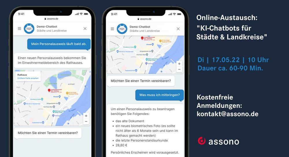 Online-Austausch: Nutzen von KI-Chatbots für Städte und Landkreise (Webinar | Online)