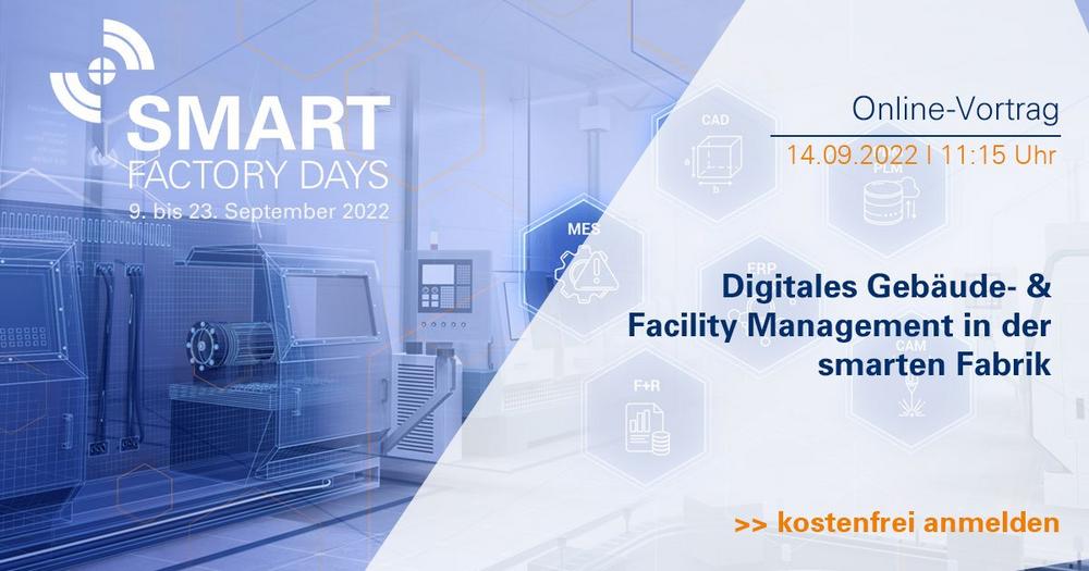 Digitales Gebäude- & Facility Management in der smarten Fabrik (Webinar | Online)