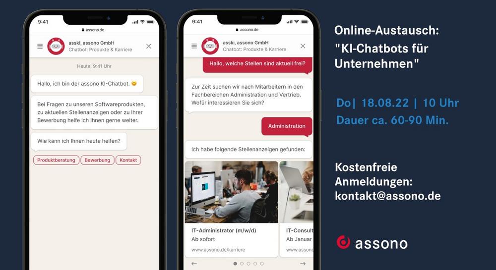 Online-Austausch: Nutzen von KI-Chatbots für Unternehmen (Webinar | Online)