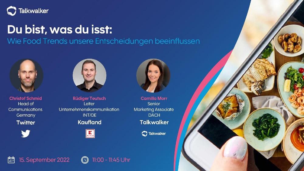 Du bist, was du isst: Wie Food Trends unsere Entscheidungen beeinflussen (Webinar | Online)