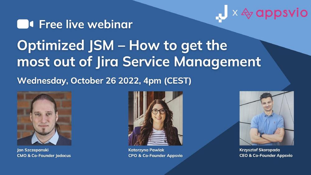 Optimized JSM – How to get the most out of Jira Service Management (Webinar | Online)