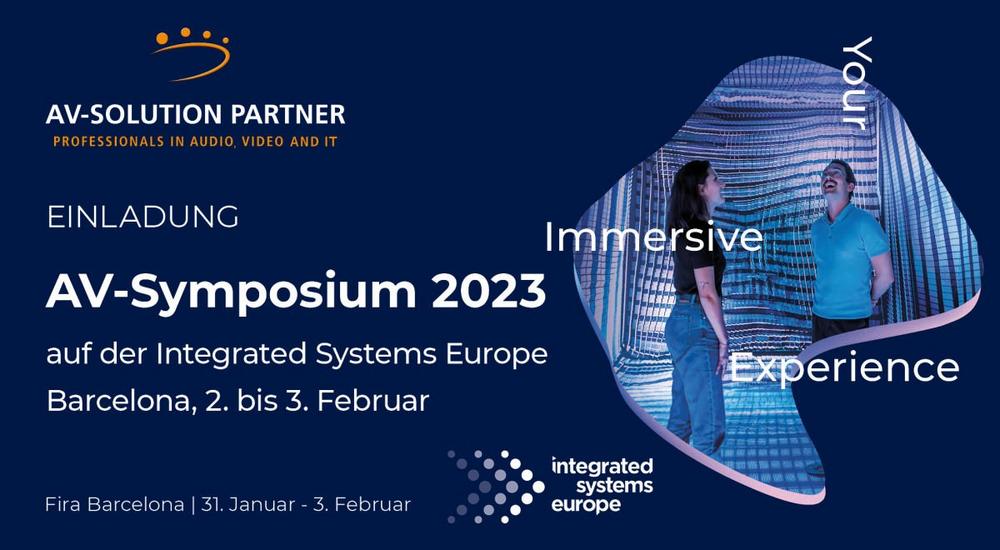AV-Symposium auf der Integrated Systems Europe (ISE) – Barcelona, 2. – 3. Febr. (Konferenz | Barcelona)