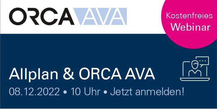 openBIM Workflow mit Allplan & ORCA AVA (Webinar | Online)