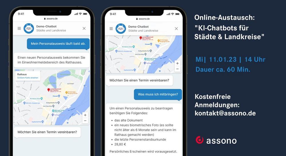 Online-Austausch: Nutzen von KI-Chatbots für Städte und Landkreise (Vortrag | Online)