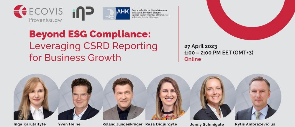 Webinar: Über die ESG-Compliance hinaus: Nutzung von CSRD-Berichterstattung für Unternehmenswachstum (Webinar | Online)