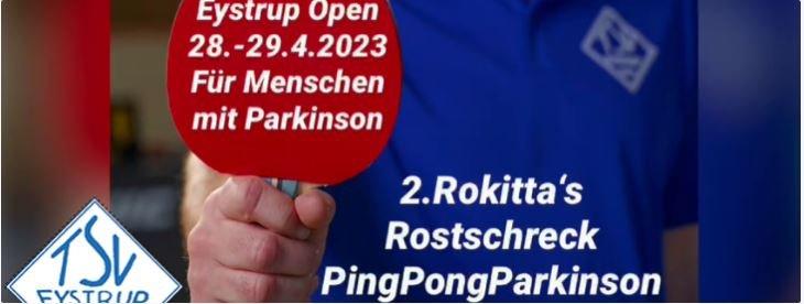 Eystrup Open 2023 – 2. Rokittas Rostschreck PingPongParkinson-Turnier (Unterhaltung / Freizeit | Eystrup)