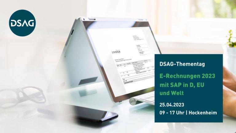 DSAG-Thementag E-Rechnungen (Seminar | Hockenheim)