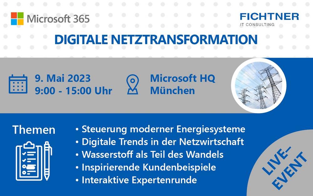 Veranstaltung: DIGITALE NETZTRANSFORMATION (Networking | München)