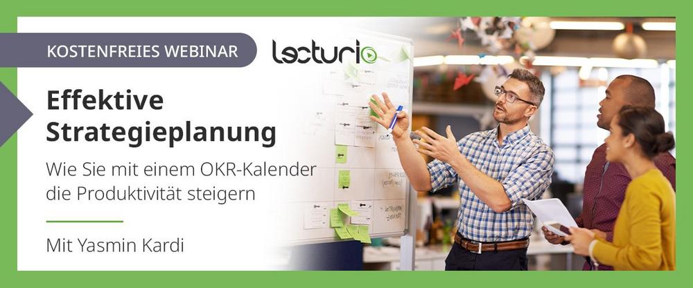 Effektive Strategieplanung Wie Sie mit einem OKR-Kalender die Produktivität steigern (Webinar | Online)