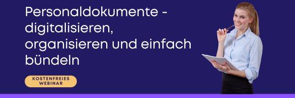 Personaldokumente – digitalisieren, organisieren und einfach bündeln (Webinar | Online)