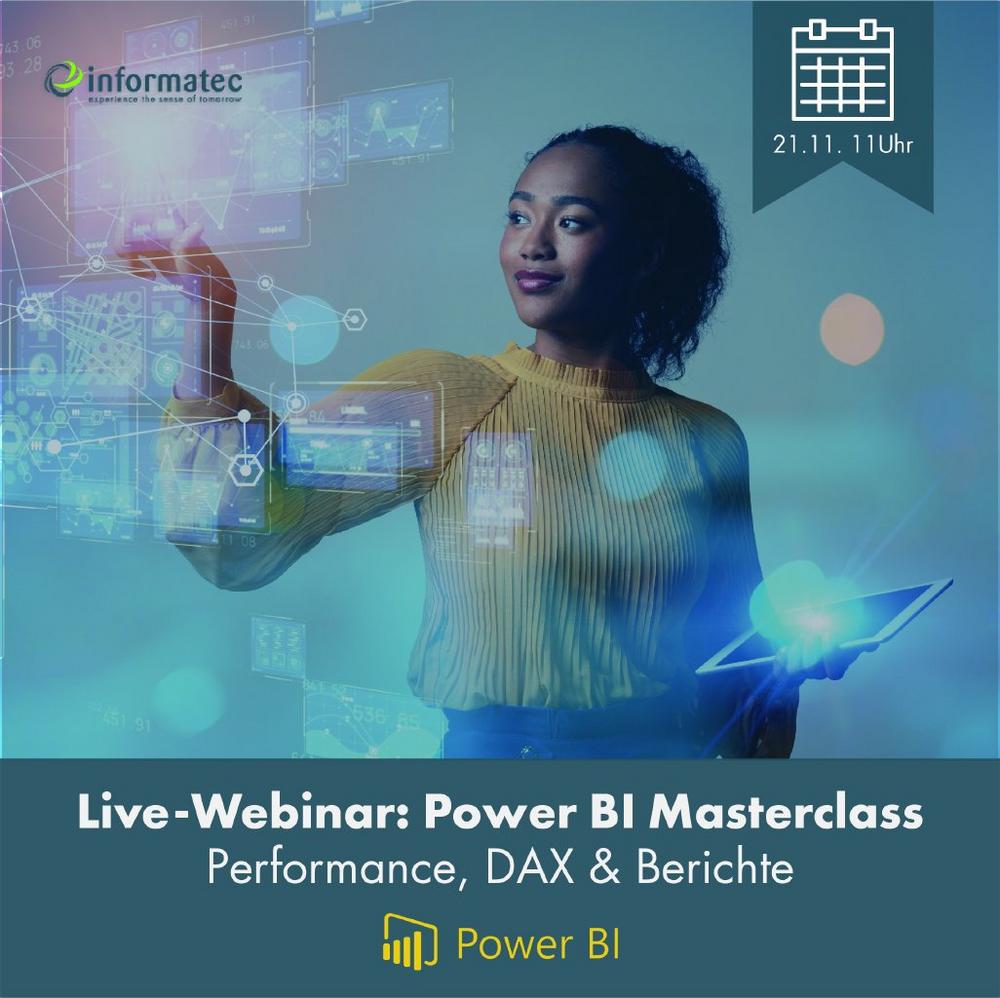 Live-Webinar: Power BI Masterclass: Performance, DAX & Berichte (Webinar | Online)