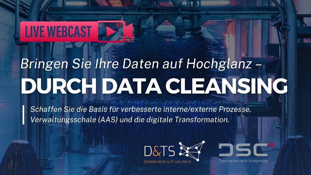 Bringen Sie Ihre Daten auf Hochglanz – durch Data Cleansing (Webinar | Online)