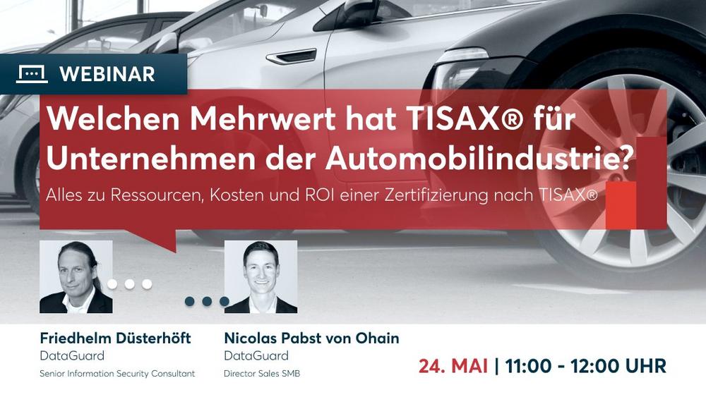 Zertifizierung nach TISAX® – Lohnt sich das? (Webinar | Online)