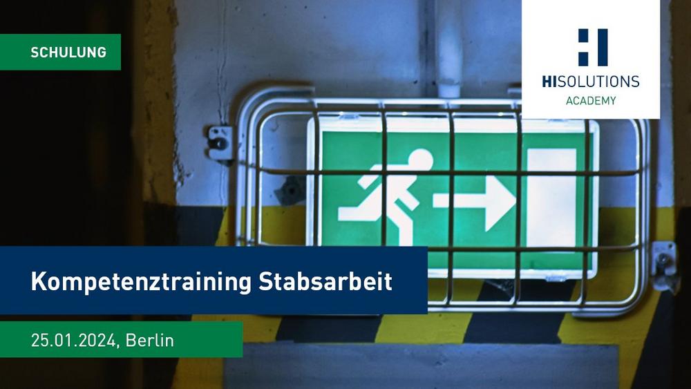 HiSolutions Academy: Kompetenztraining Stabsarbeit (Schulung | Berlin)