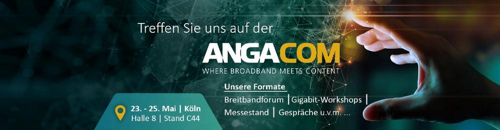 atene KOM auf der ANGA COM: Erstmals mit Thementag „Glasfaser & Kommunen“ speziell für Kommunen (Kongress | Köln)