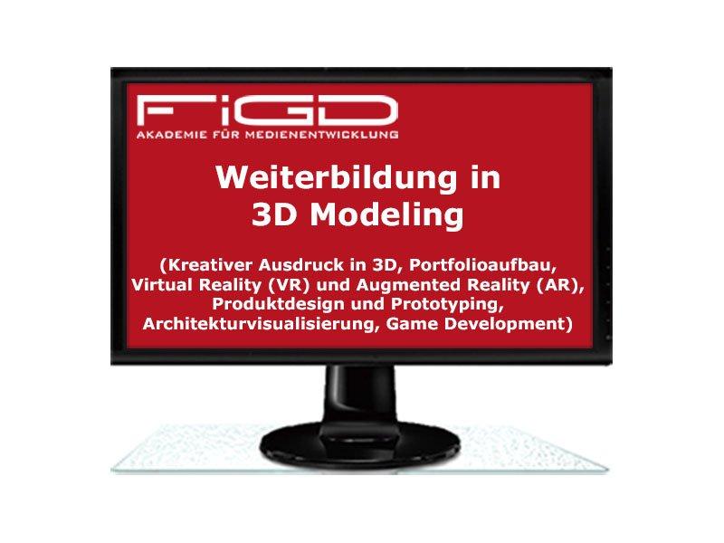FiGD Akademie startet 3D Modeling Weiterbildung am 11. März 2024 (Schulung | Berlin)