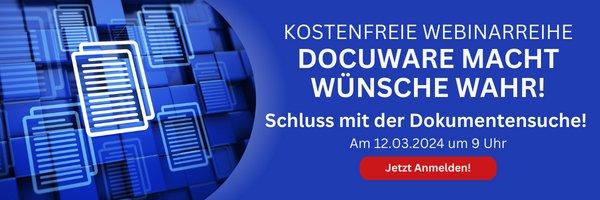Webinarreihe – DocuWare macht wünsche wahr! Folge 1: Schluss mit Dokumentensuche! (Webinar | Online)