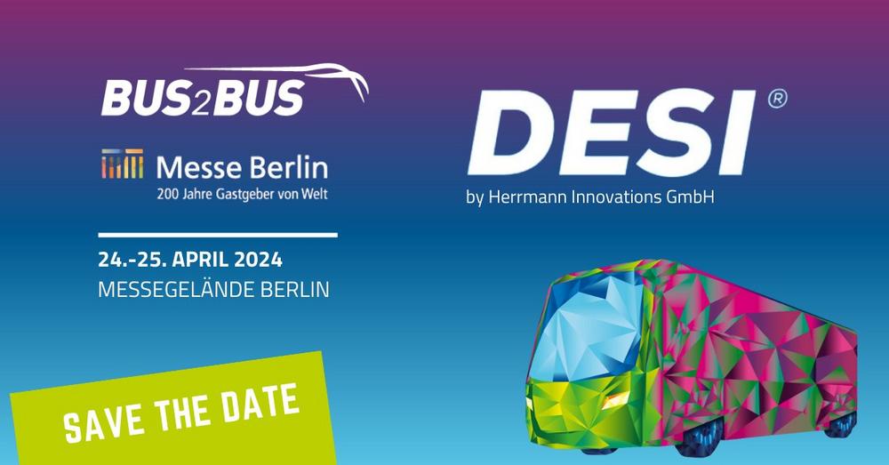 DESI auf der BUS2BUS Messe in Berlin (Messe | Berlin)