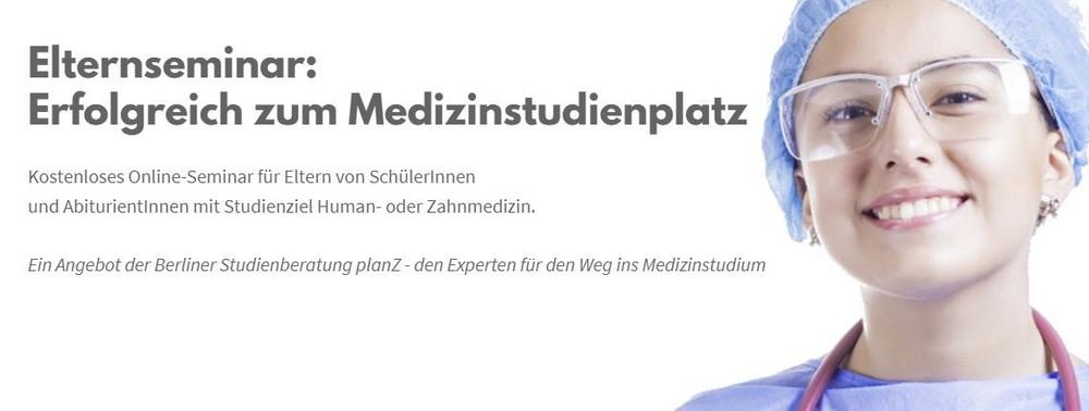 Elternseminar | Erfolgreich zum Medizinstudienplatz (Webinar | Online)