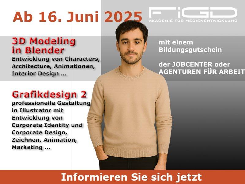 Vom Sketch zum Render: Ihr Weg in die Games-, Design- oder Werbebranche (Schulung | Berlin)