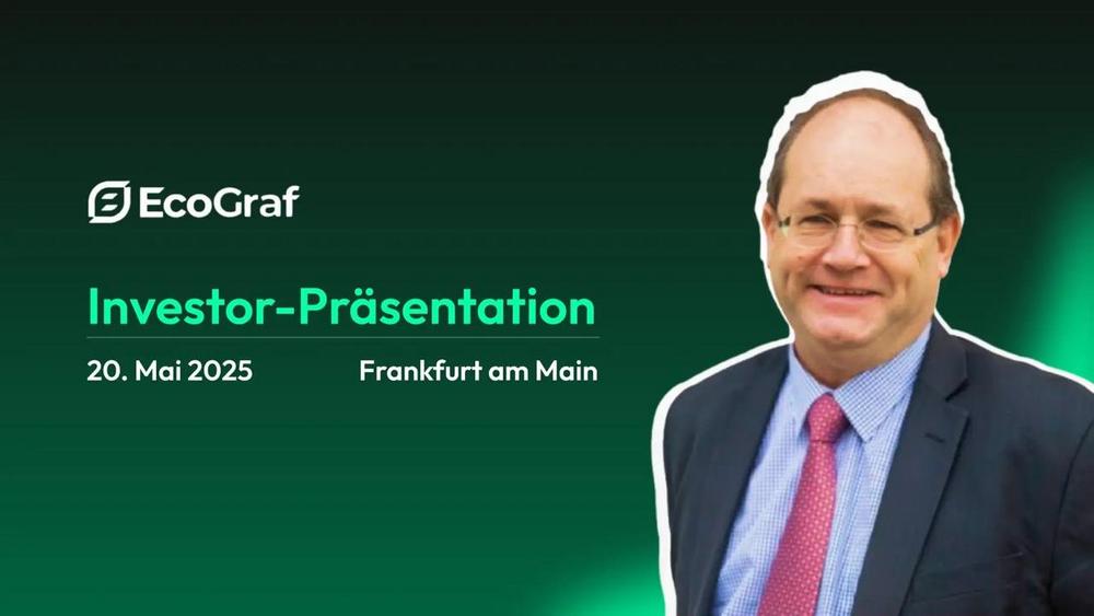Exklusives Investoren-Event: Treffen Sie EcoGraf-Geschäftsführer Andrew Spinks live in Frankfurt (Networking | Frankfurt am Main)