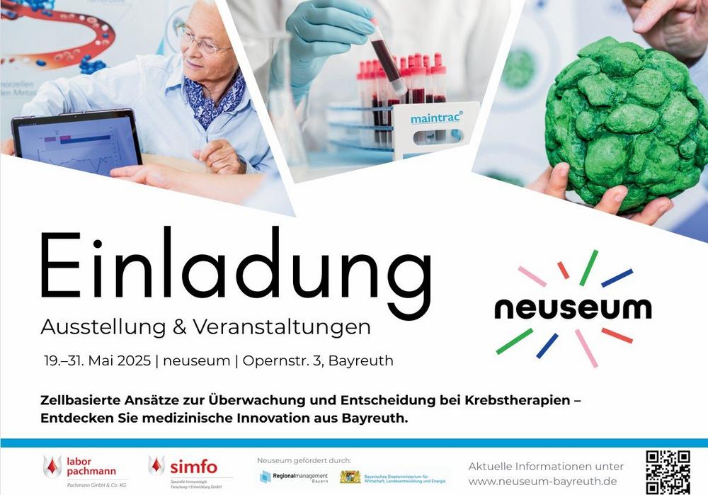 Zellbasierte Ansätze zur Überwachung und Entscheidung bei Krebstherapien: Ausstellung im neuseum (Ausstellung | Bayreuth)