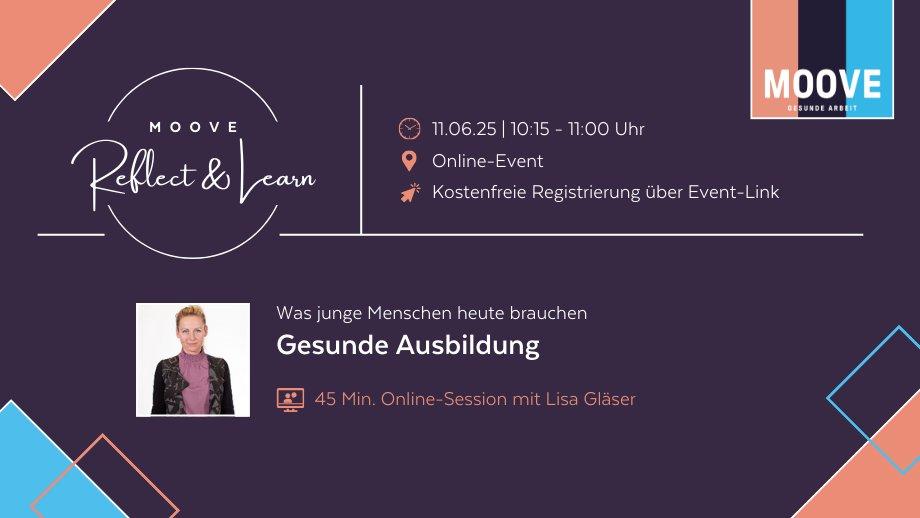 Gesunde Ausbildung – Was junge Menschen heute brauchen (Webinar | Online)