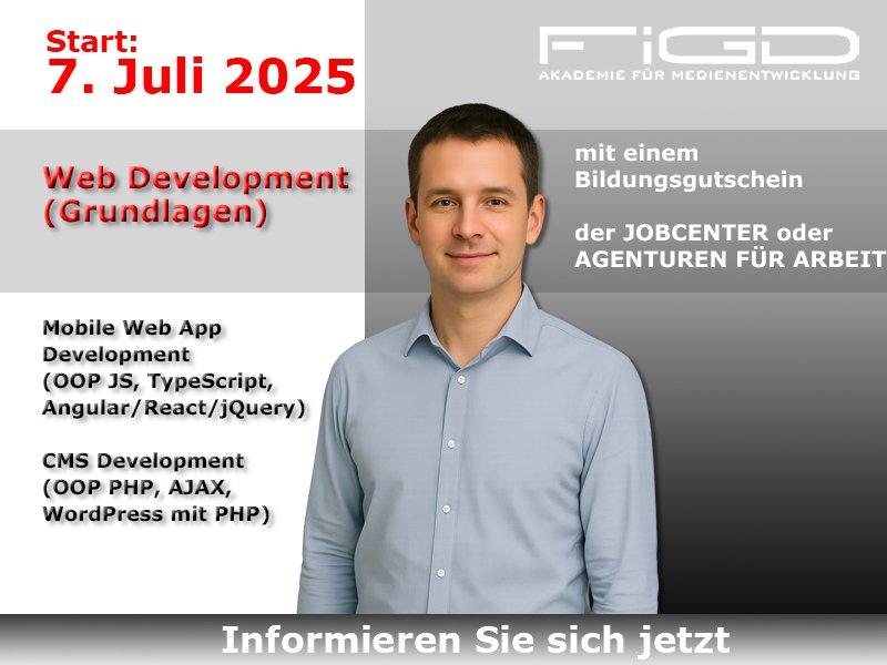 Mit HTML, CSS & Co. zum digitalen Berufsstart (Schulung | Berlin)