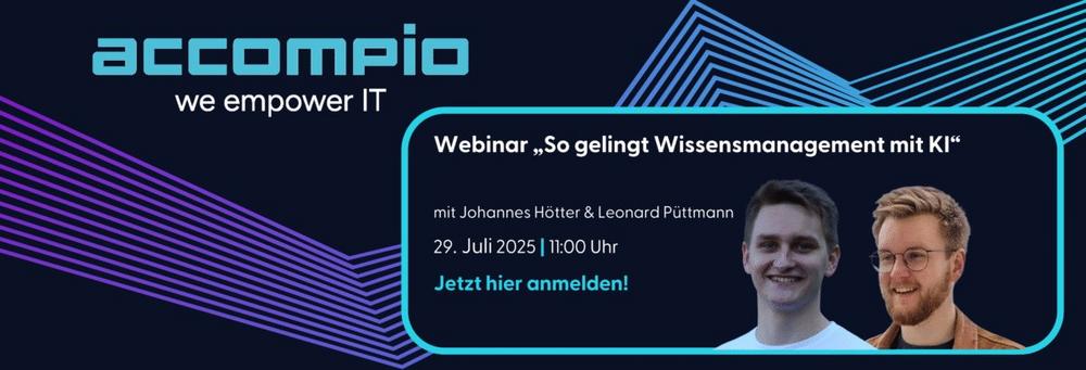 Webinar: So gelingt Wissensmanagement mit KI (Webinar | Online)