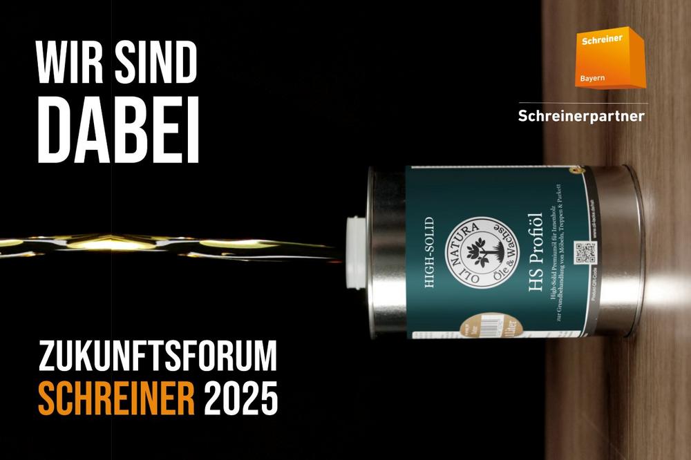 Zukunftsforum Schreiner 2025 im Kloster Fürstenfeld – OLI-NATURA ist als Schreinerpartner dabei (Kongress | Fürstenfeldbruck)