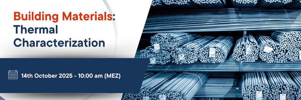 Thermal Characterization of Building Materials (Webinar | Online)