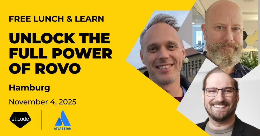Free Lunch & Learn: Unlock the full power of Atlassian Rovo (Seminar | Hamburg)