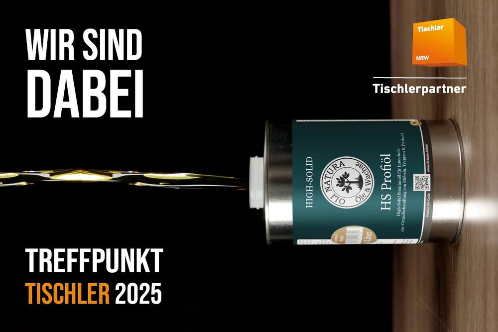 Treffpunkt Tischler NRW – OLI-NATURA ist als Tischlerpartner dabei (Kongress | Fürstenfeldbruck)