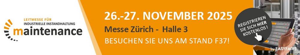 maintenance Schweiz 2025 – Treffpunkt für die industrielle Instandhaltung (Messe | Zürich)