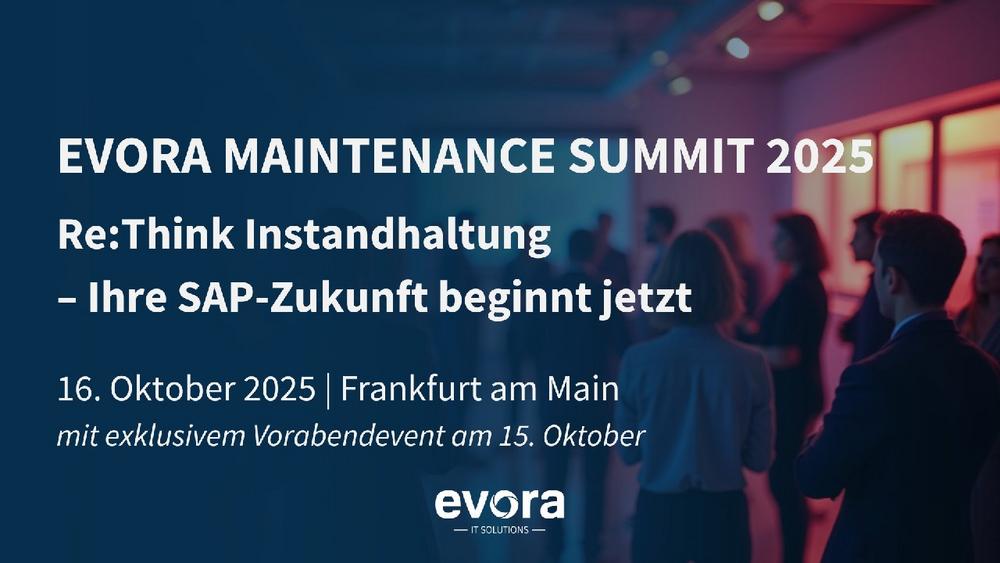 Evora Maintenance Summit 2025 (Konferenz | Frankfurt am Main)