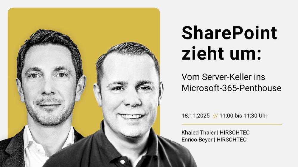 SharePoint zieht um: Vom Server-Keller ins Microsoft 365 Penthouse (Webinar | Online)