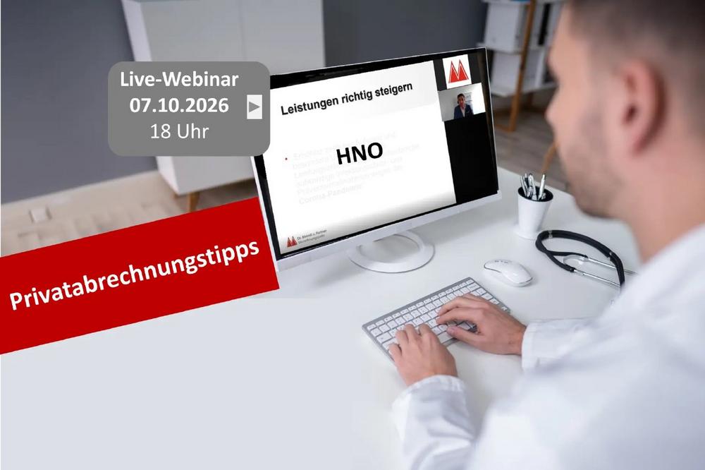 HNO-Privatabrechnungstipps (Webinar | Online)