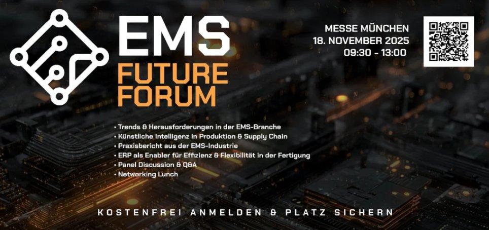 EMS Future Forum 2025 – Trends der Elektronikfertigung (Networking | München)